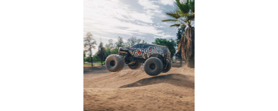 1-10 GORGON 2WD RTA Kit Brushed Monster Truck (Battery & Charger Included)  Gun Metal